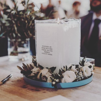 Teka Sand Hochzeitskerzen