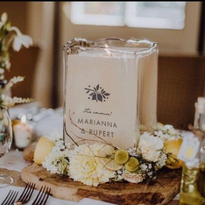 Teka Sand Hochzeitskerzen