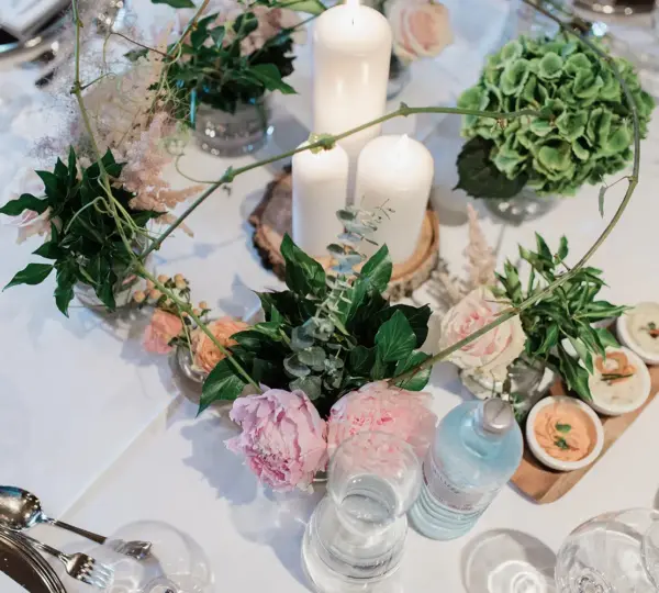 Dagis Deko - Hochzeitskerzen