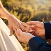 Nachhaltige Hochzeit in der Natur